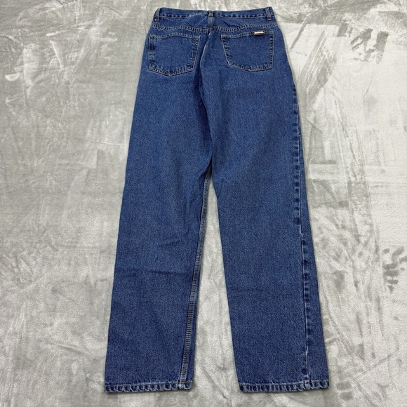 Berne Jeans Mens 30x33 Blue Slightly Tapered Medium‎ Wash Denim Workwear Pockets - Picture 2 of 7